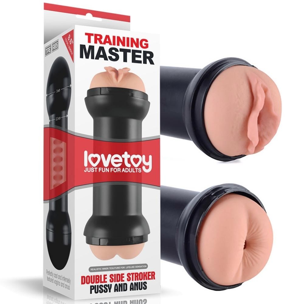 Lovetoy Training Master Çift Girişli Vajina ve Anüs Masturbator