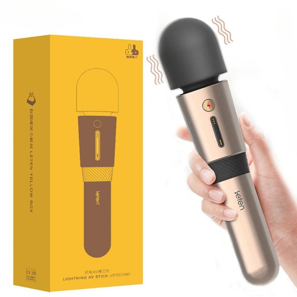 Leten Lighting 3 Professional Massager Ultra Güçlü Masaj Aleti ve Vibratör