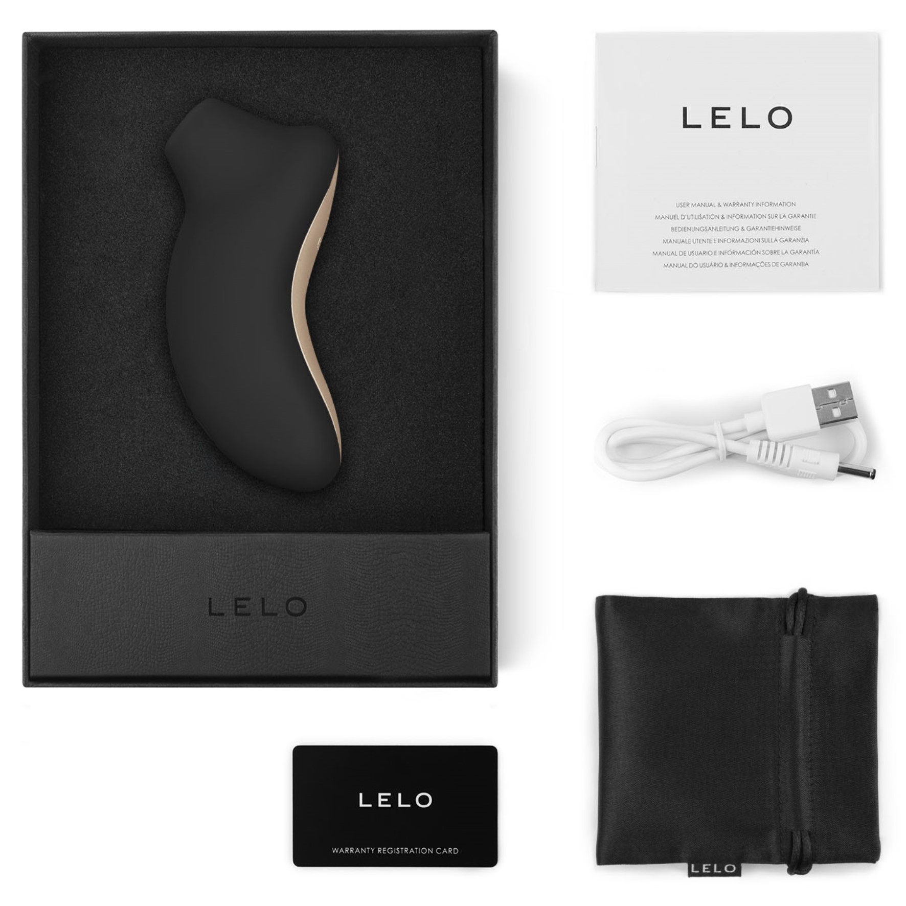 Lelo Sona Cruise Sonic Clitoral Massager Black Emiş Güçlü Vibratör