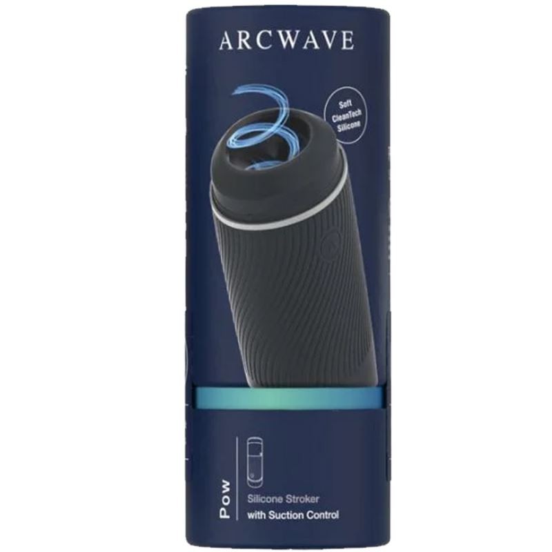 Arcwave Pow Stroker Clean Tech Silicone Emiş Masturbator - Black
