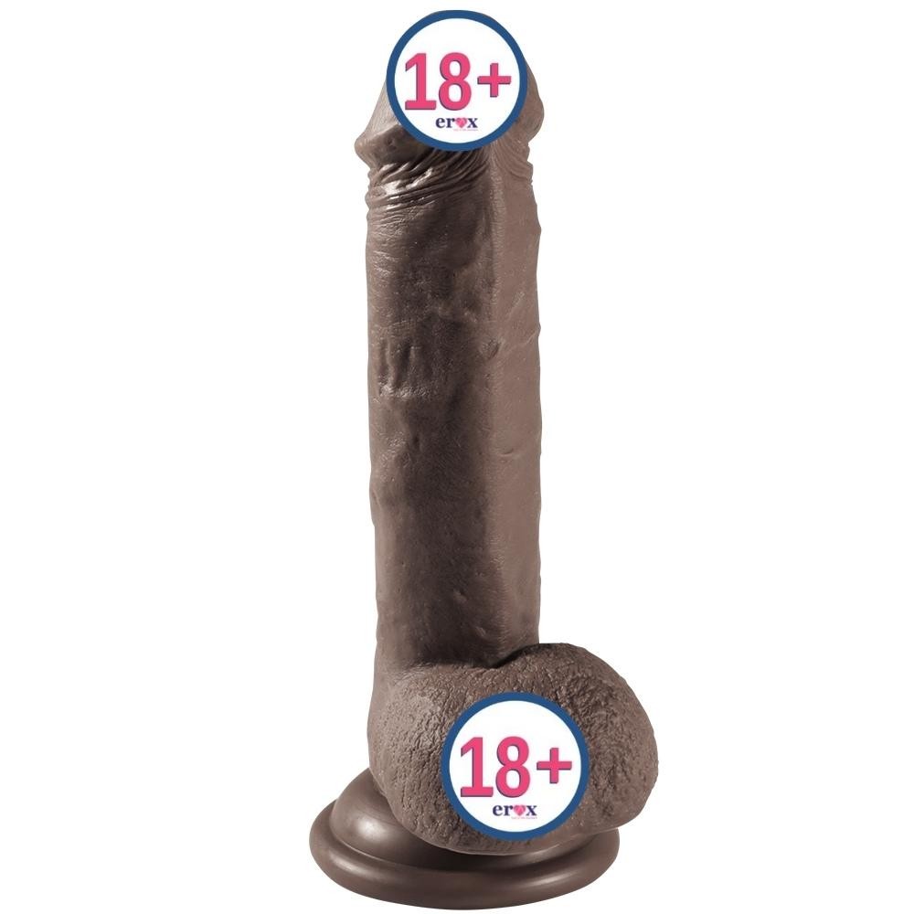 Dildo Series Addison Black 17 Cm Realistik Penis