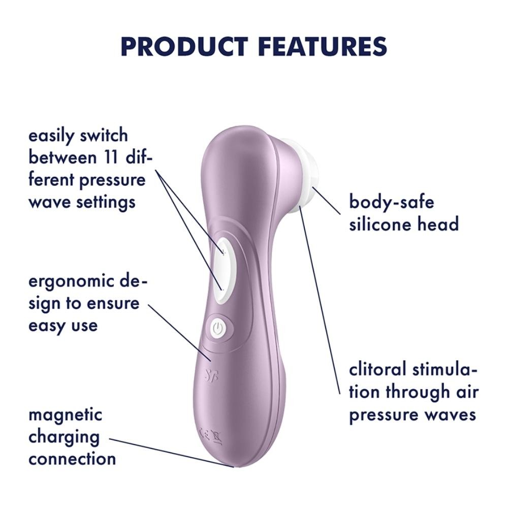 Satisfyer Pro 2 Air Pulse Hava Darbeli Vibratör Violet