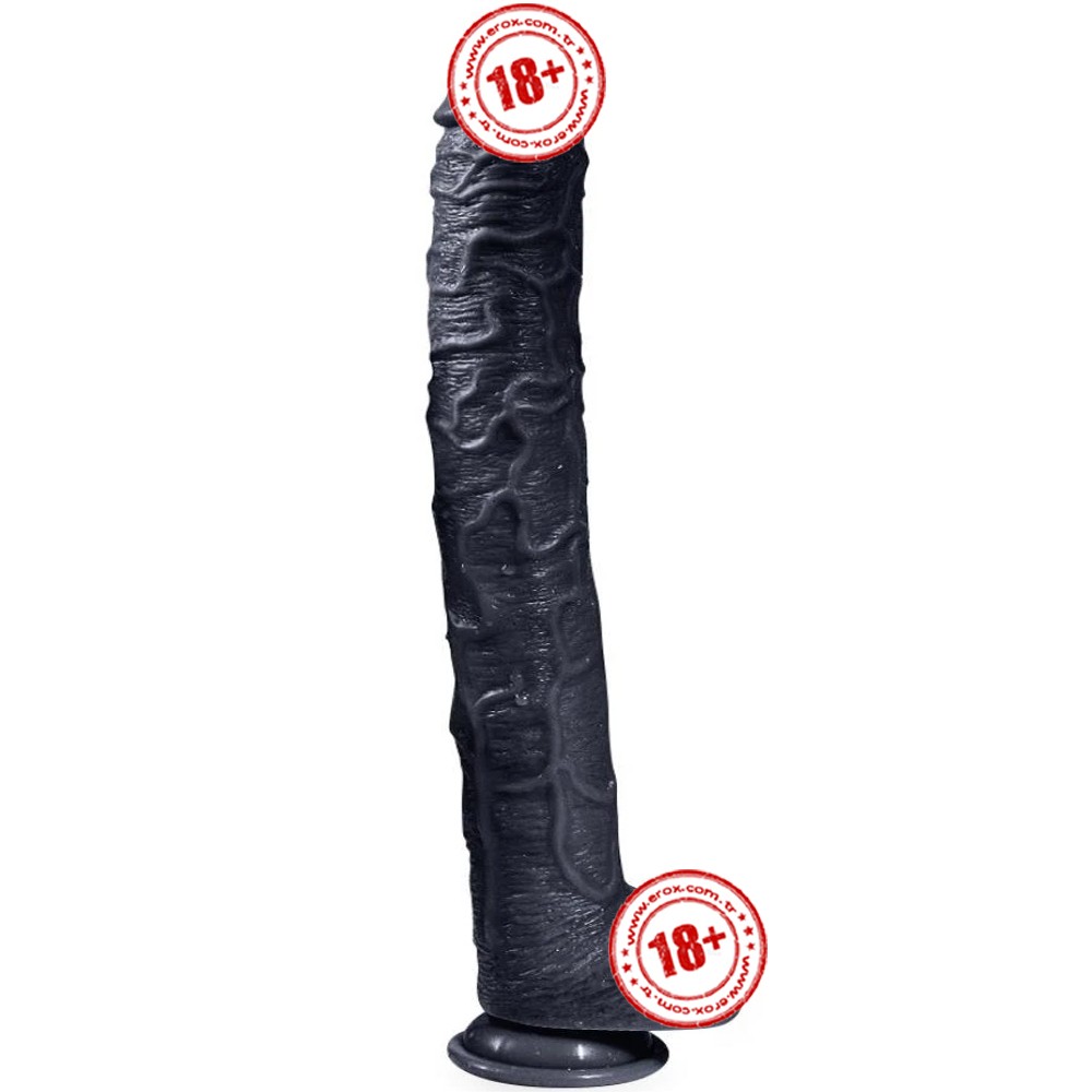 Xise Dildo Series Huoer Flexible 43 cm Realistik Büyük Penis XS-WBC10068-Black