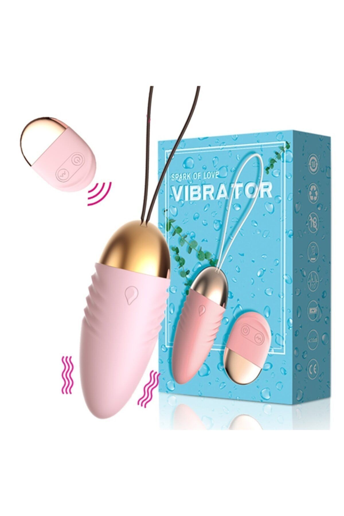 Erox Spark Pink Vibration Giyilebilir Uzaktan Kumandalı Vibratör