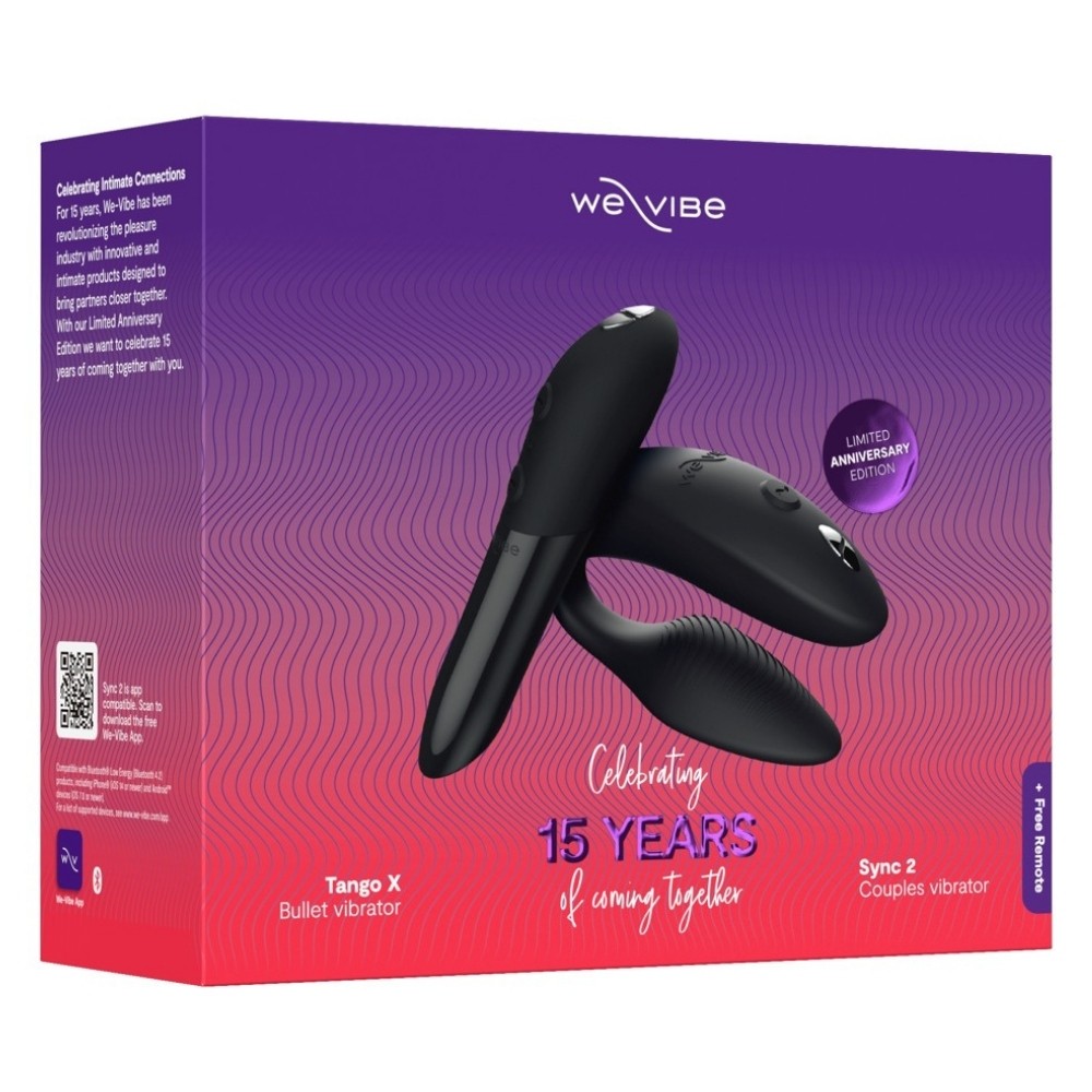 We-Vibe 15. Yıldönümü Koleksiyon Seti We-Vibe Sync 2 ve We-Vibe Tango X