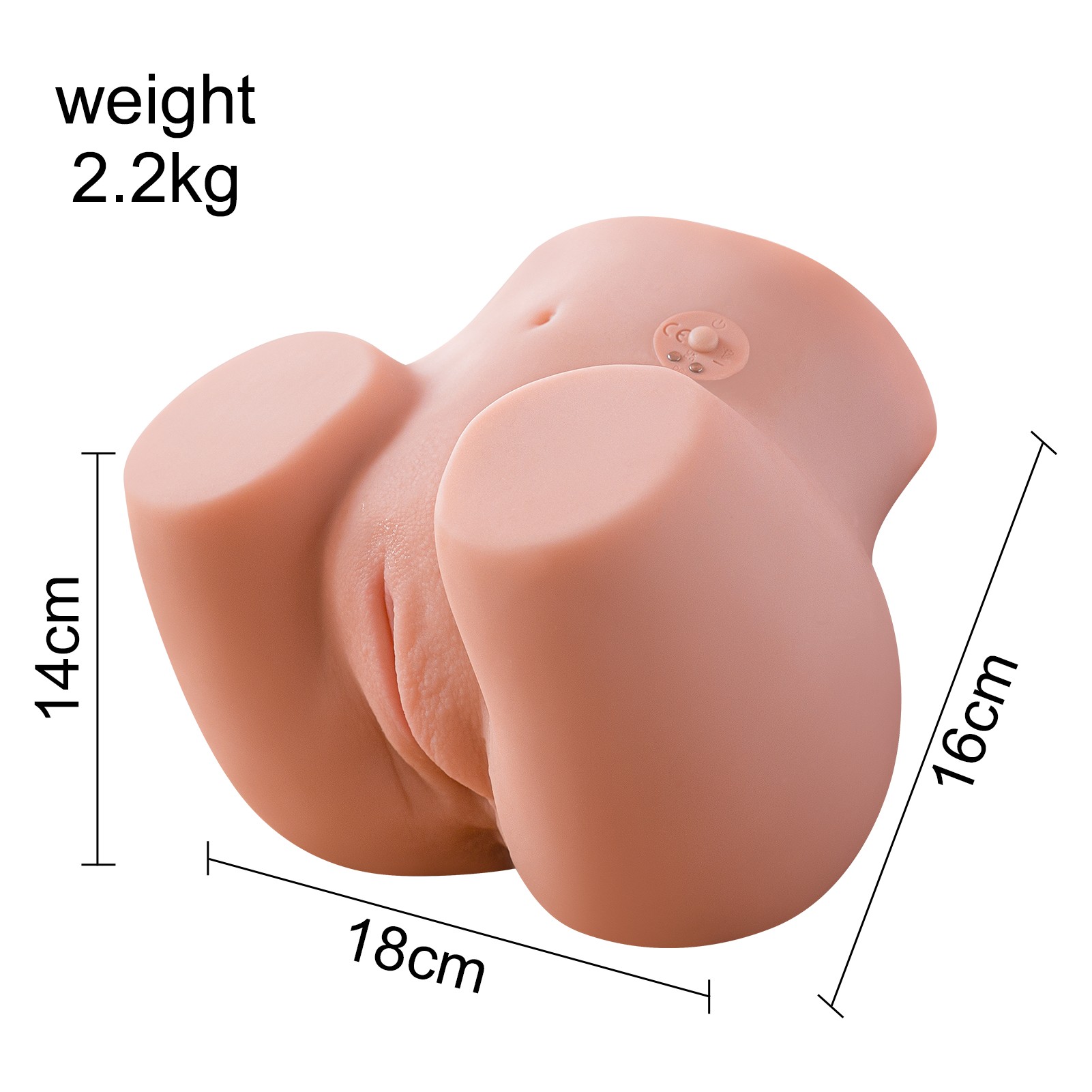 Shequ Connie Vibrating Masturbator Realistik Kalça SQ-MASV50064