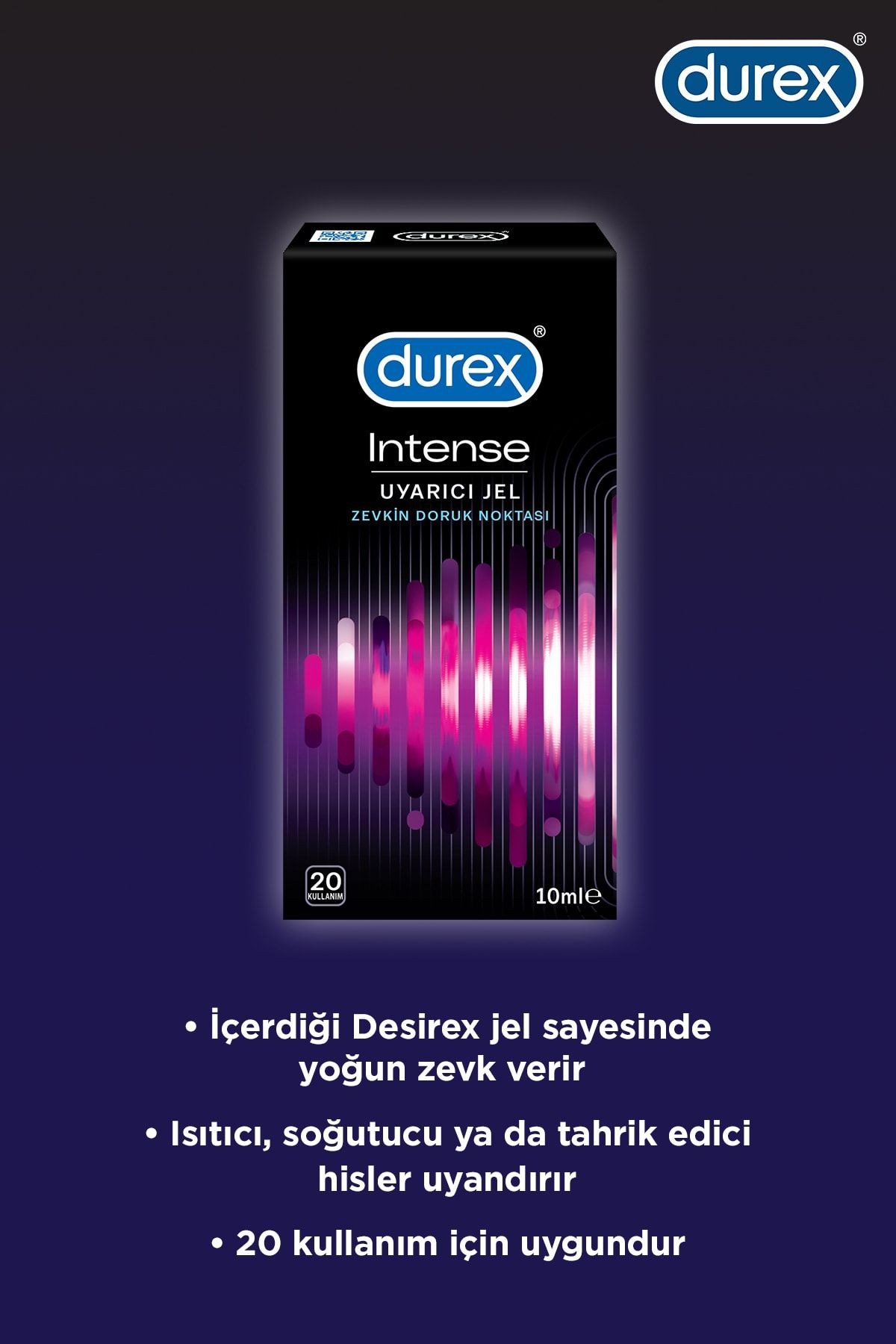 Durex Intense Uyarıcı Jel 10 Ml