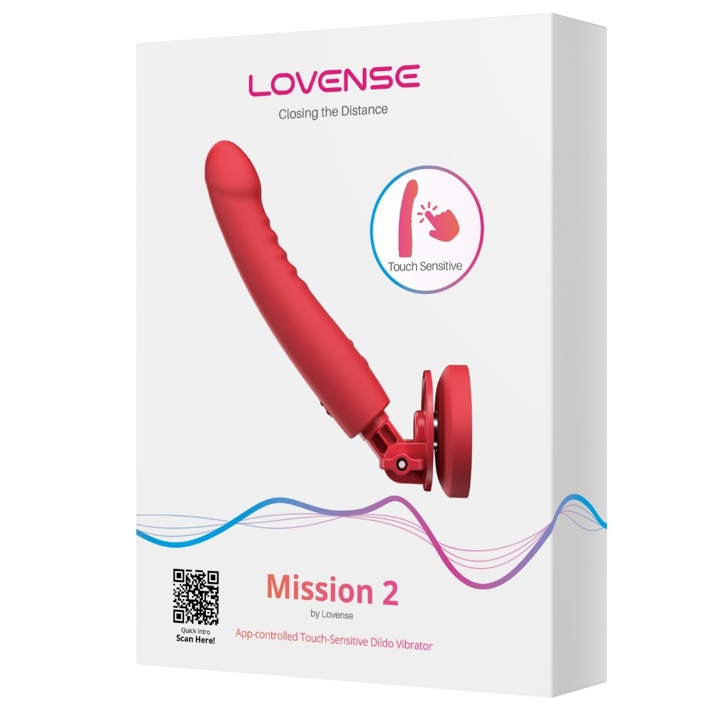 Lovense Mission 2 Telefon Kontrollü ve Vantuzlu Hareketli Vibratör