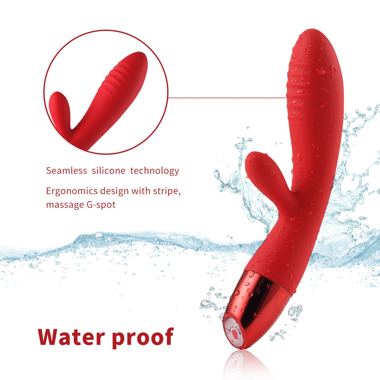 Wowyes V3 Red Heating Rabbitli Aktif Isıtmalı G-Spot Vibratör