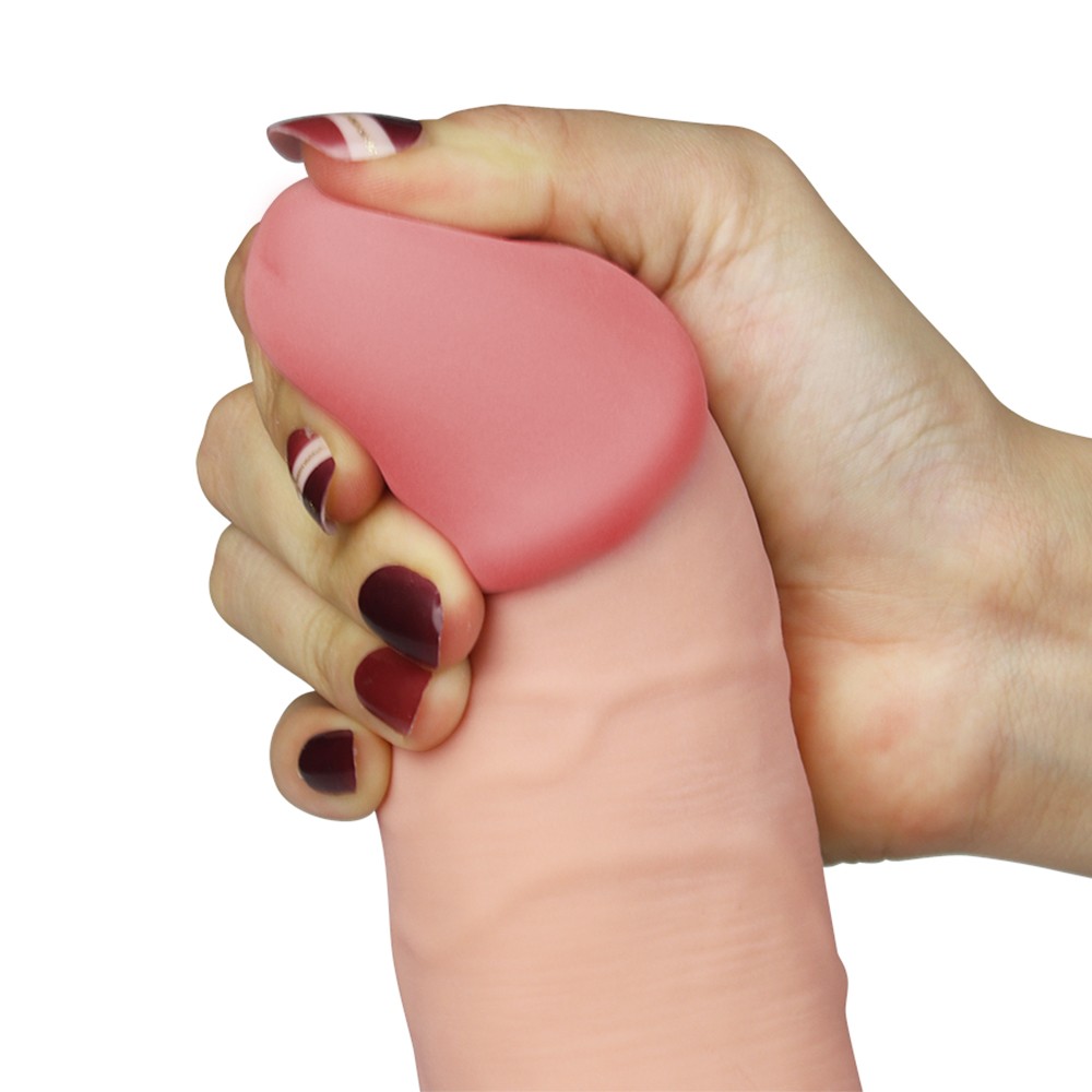 Lovetoy The Ultra Soft Dude Titreşimli 20 cm Realistik Yumuşak Penis