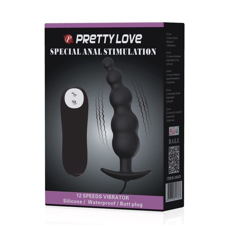 Pretty Love Special Anal Stimulation Boğumlu Anal Vibratör