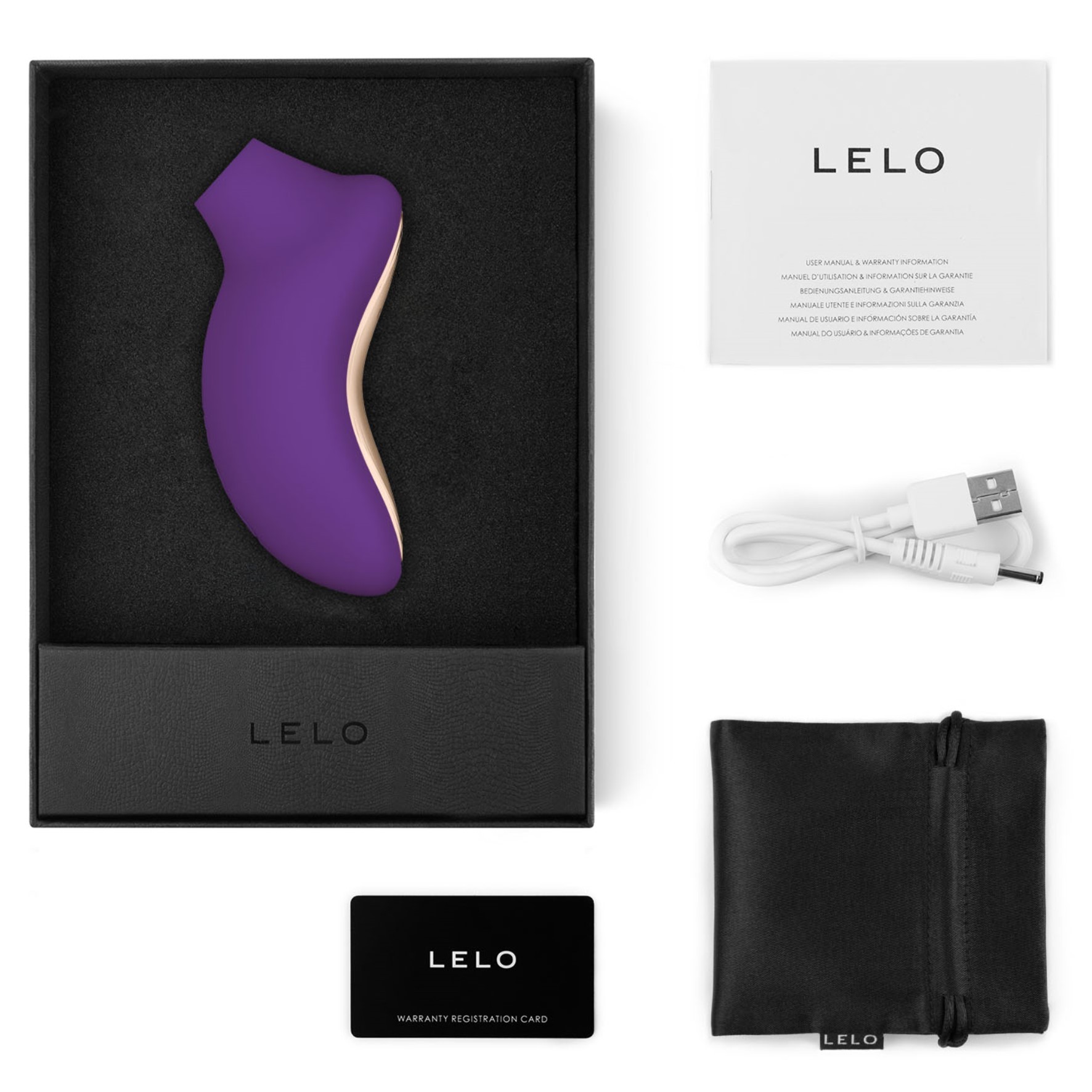 Lelo Sona 2 Cruise Sonic Clitoral Massager Emiş Güçlü Vibrator Purple