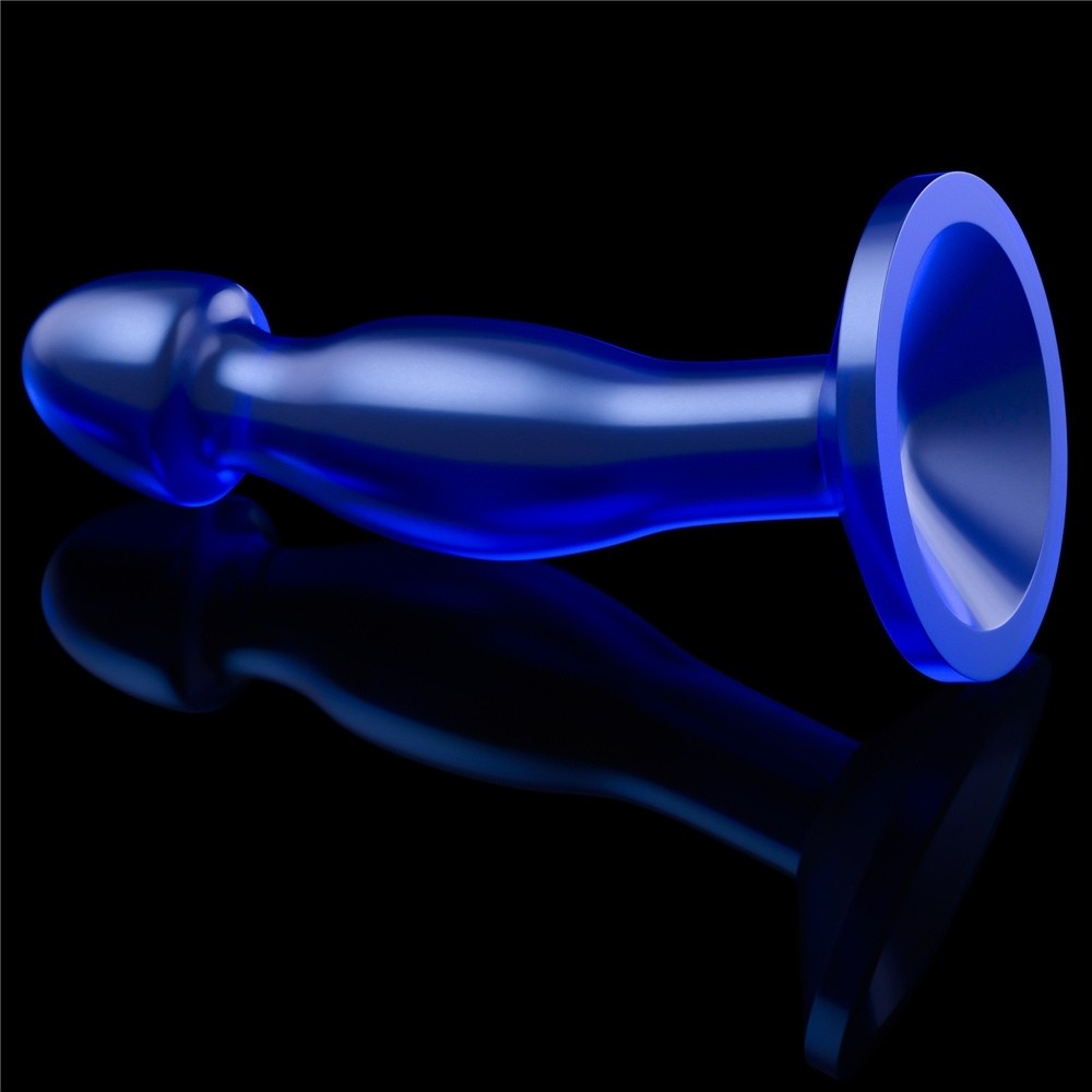 Lovetoy Flawless Clear Prostate Plug Blue 16.5 Cm Silikon Anal Plug