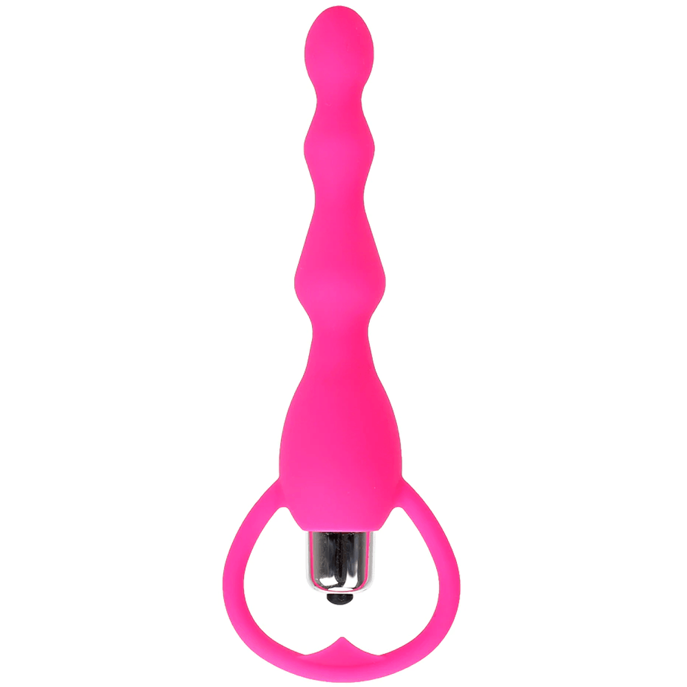 Erox Anal Fantasy Boğumlu Titreşimli Anal Vibratör-Pink