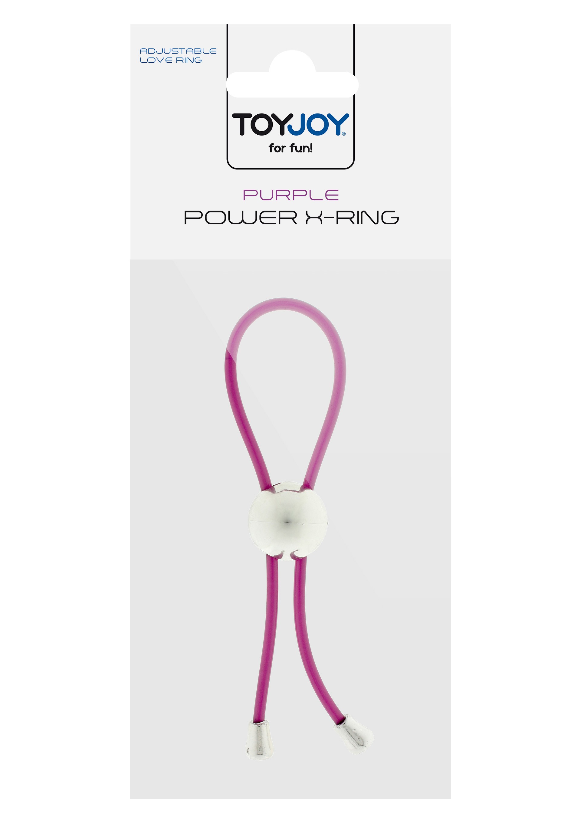 ToyJoy Power X Ring Purple Ayarlanabilir Penis Halkası