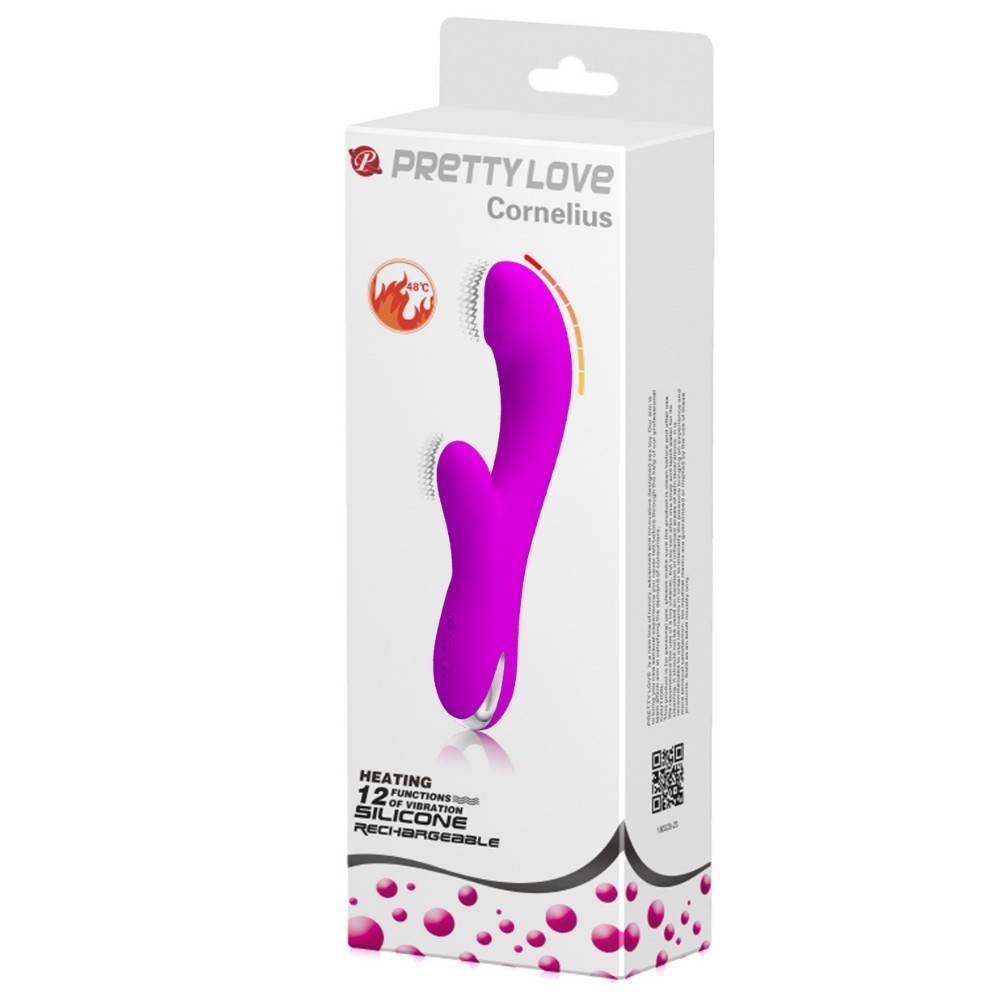 Pretty Love Cornelius Isıtmalı 12 Modlu Titreşimli Rabbitli Vibratör