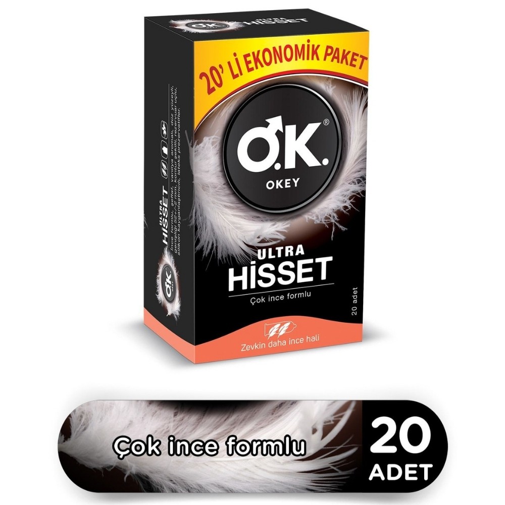 Okey Ultra Hisset 20'li Prezervatif