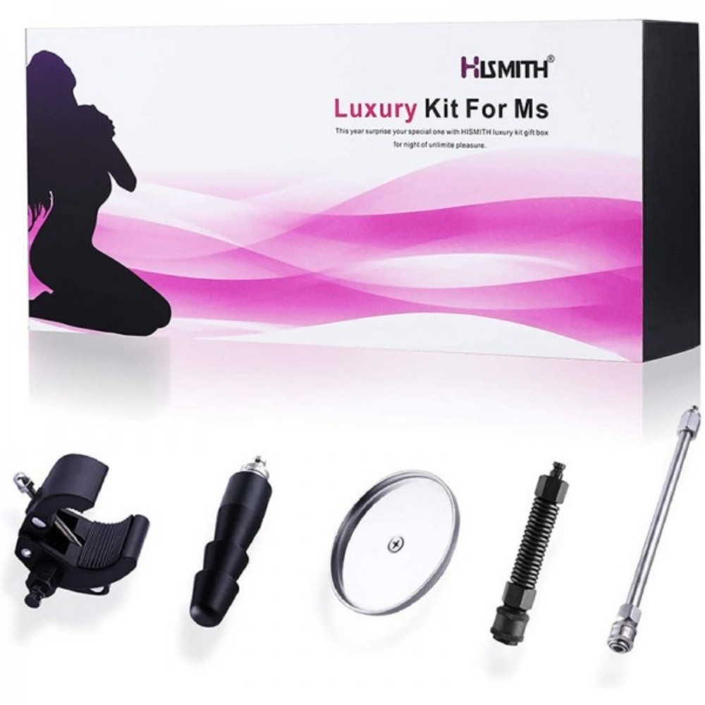 Hismith Luxury Kit For Ms. Kliclok Attachments Bundle For Her Seks Makinesi Seti