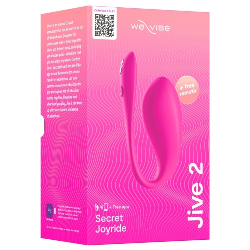 We-Vibe Jive 2 Telefon Kontrollü ve Uzaktan Kumandalı G-Spot Vibrator