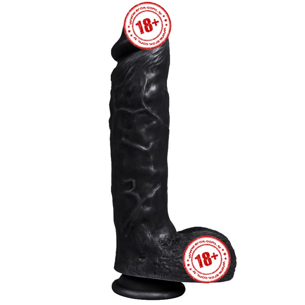Xise Dildo Series Spartacus 24 cm Realistik Penis XS-WBC10003-Black