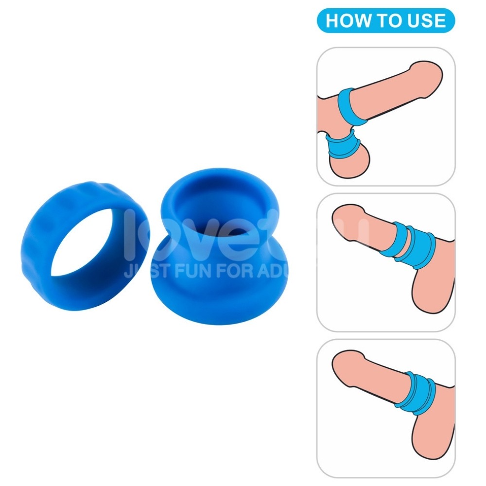 Lovetoy Pinnacle Pro Twin Flex Stretcher Silikon Penis Halkası