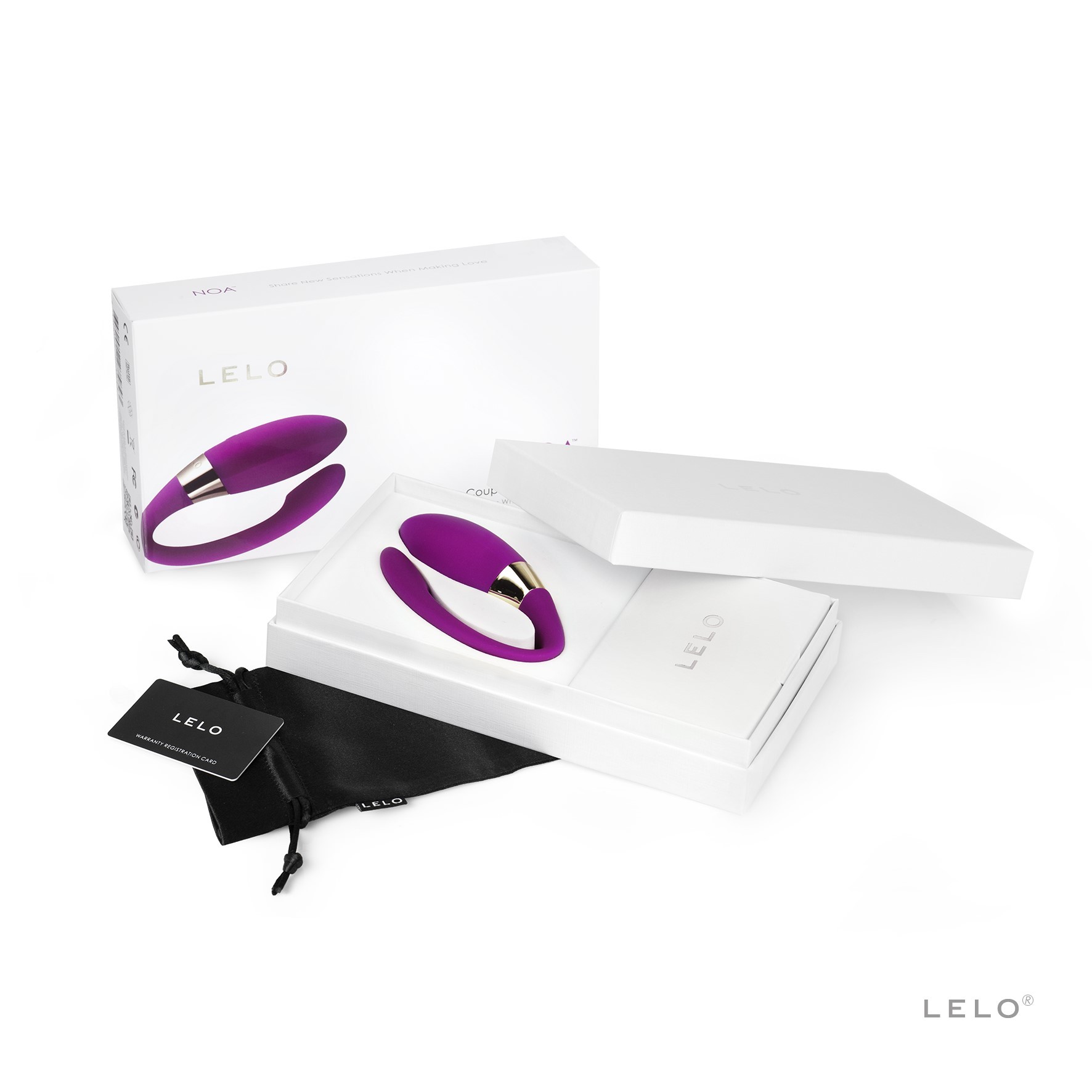 Lelo Noa Deep Rose Giyilebilir Couples Vibratör