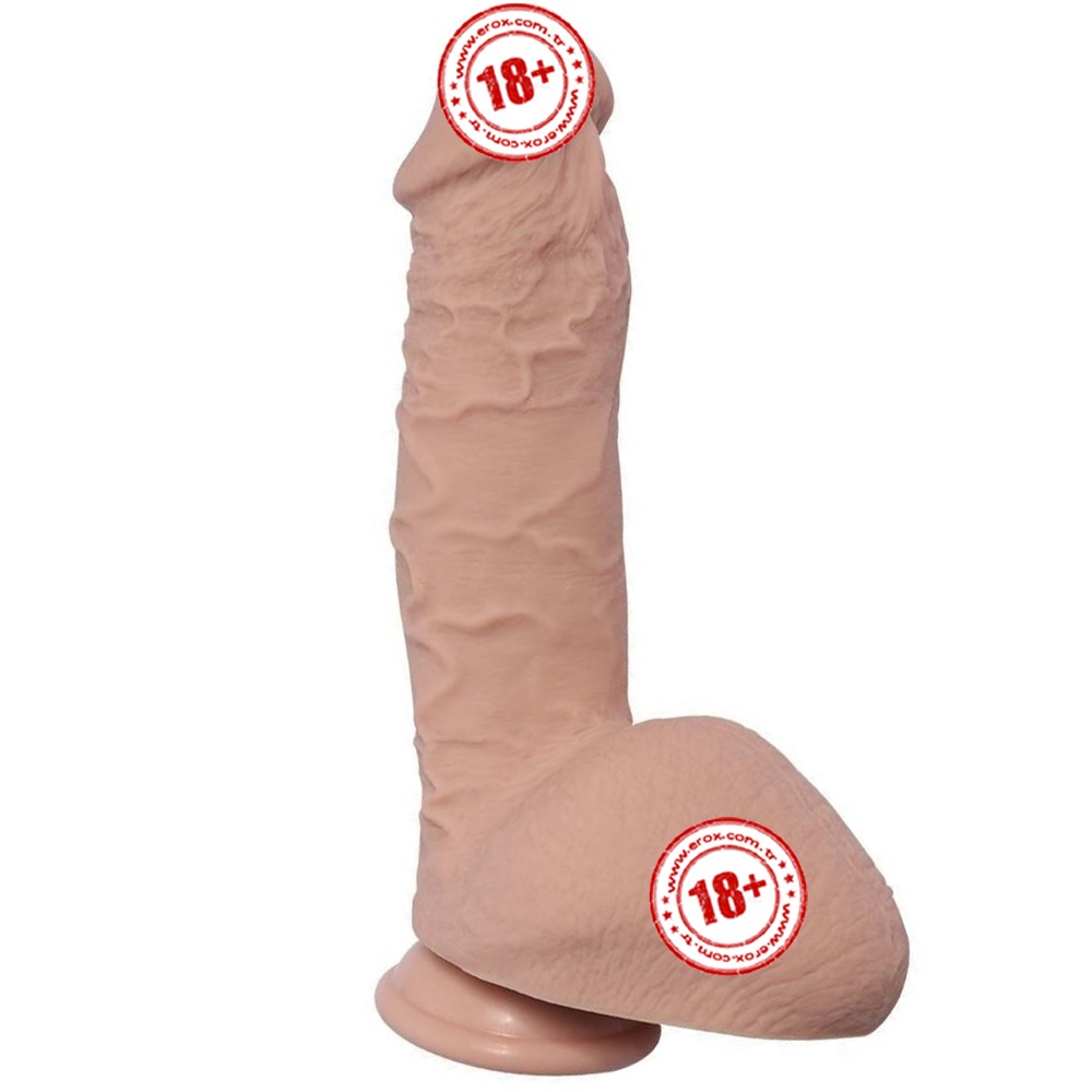 Xise Dildo Series Neptune Natural Doku Realistik Penis XS-WBB10052-Flesh