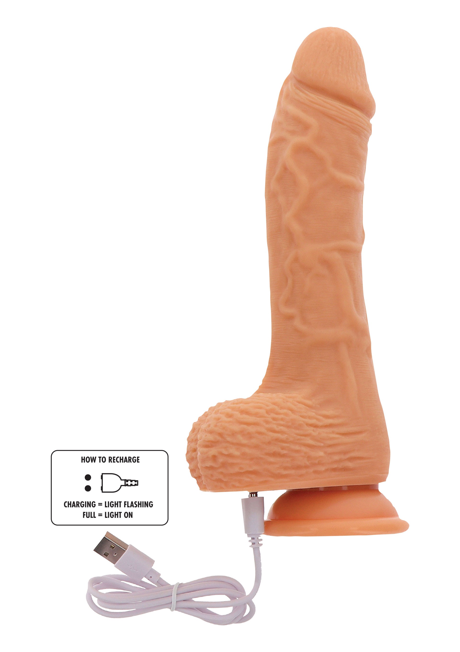 ToyJoy Naked Gerçekçi Dönebilen Hareketli Penis 20 cm