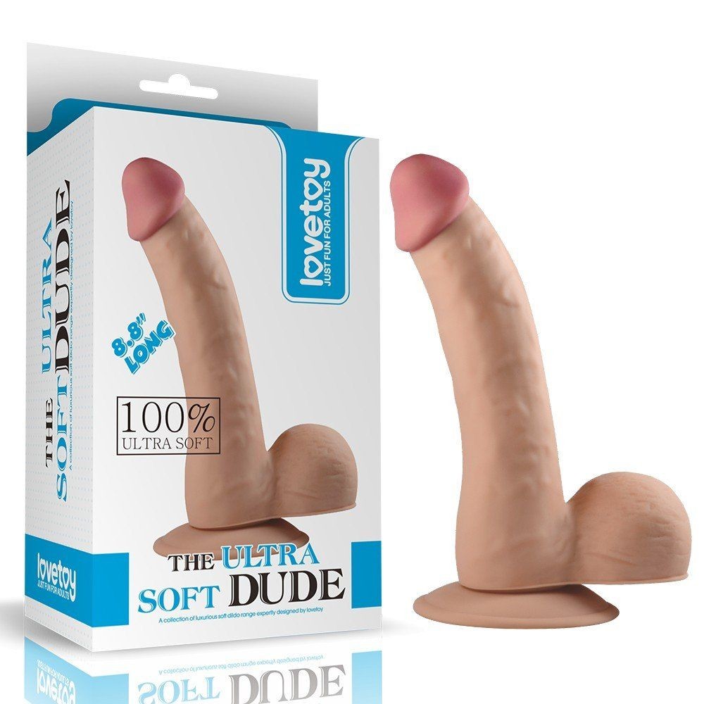 Lovetoy The Ultra Soft Dude UR3 Dokulu Yumuşak Realistik Penis