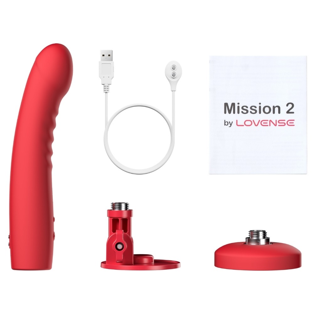 Lovense Mission 2 Telefon Kontrollü ve Vantuzlu Hareketli Vibratör