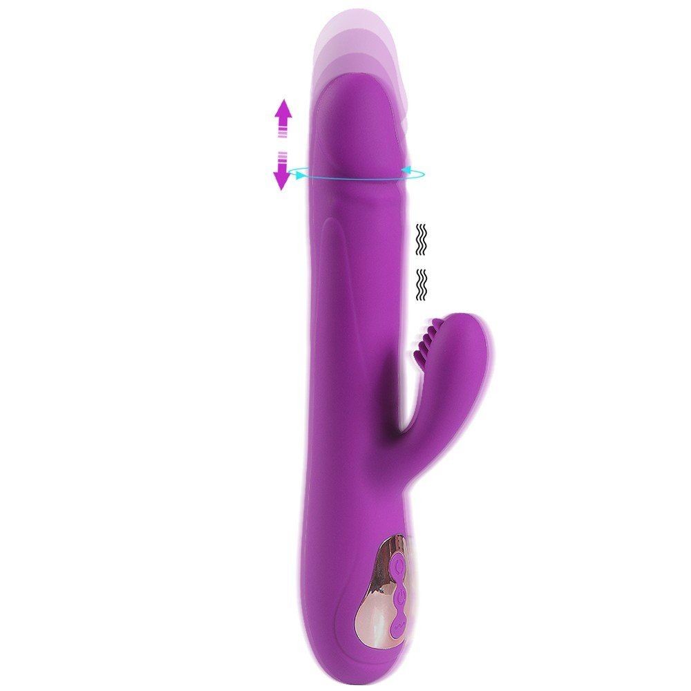 Erox Leif Thrusting İleri Geri Şarjlı Rabbit Vibratör