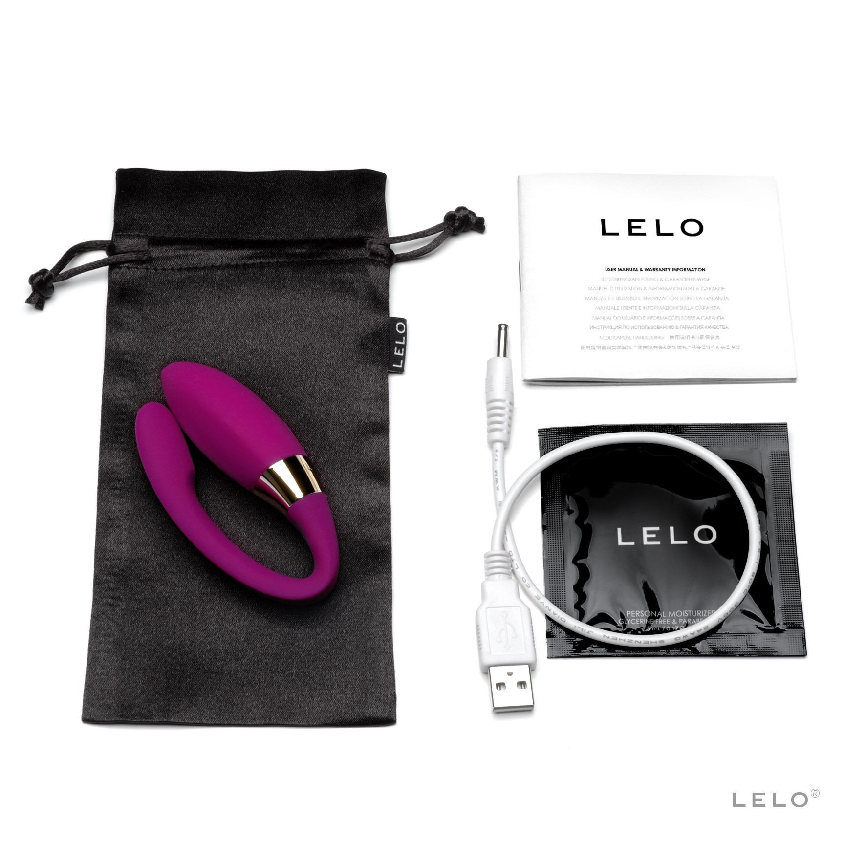 Lelo Noa Deep Rose Giyilebilir Couples Vibratör