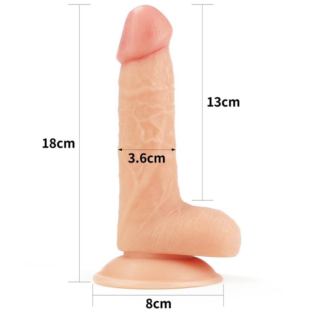 Lovetoy Easy Strapon 18 cm Kemerli Realistik Penis