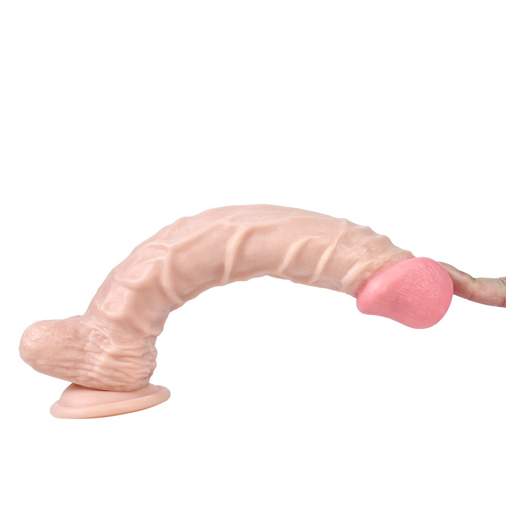 Xiese Knight 25 cm Vantuzlu Büyük Realistik Penis