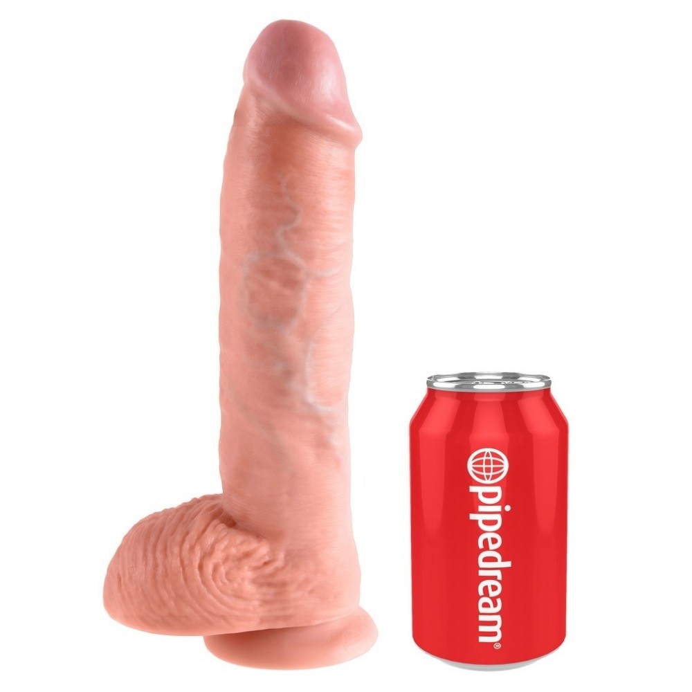 Pipedream King Cock 10 Inch Cock With Balls Realistik Penis
