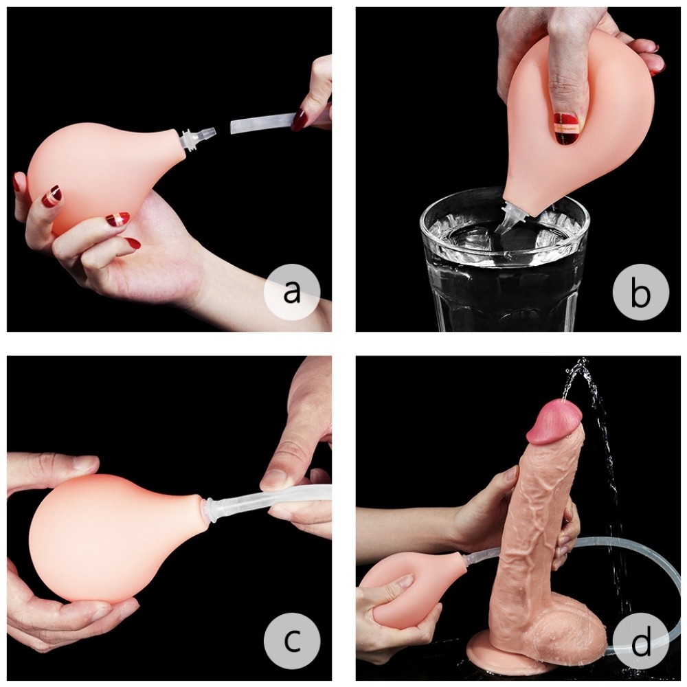 Lovetoy 10 Squirt Extreme 25 Cm Boşalabilen Realistik Penis