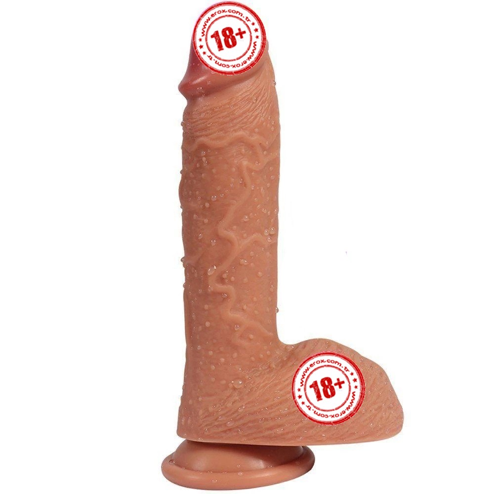 Shequ Dildo Series Buru Natural Doku 22 Cm Realistik Penis