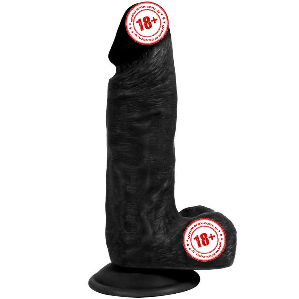 Xise Dildo Series İron Dragon 18 cm Realistik Penis XS-WBC10027-Black
