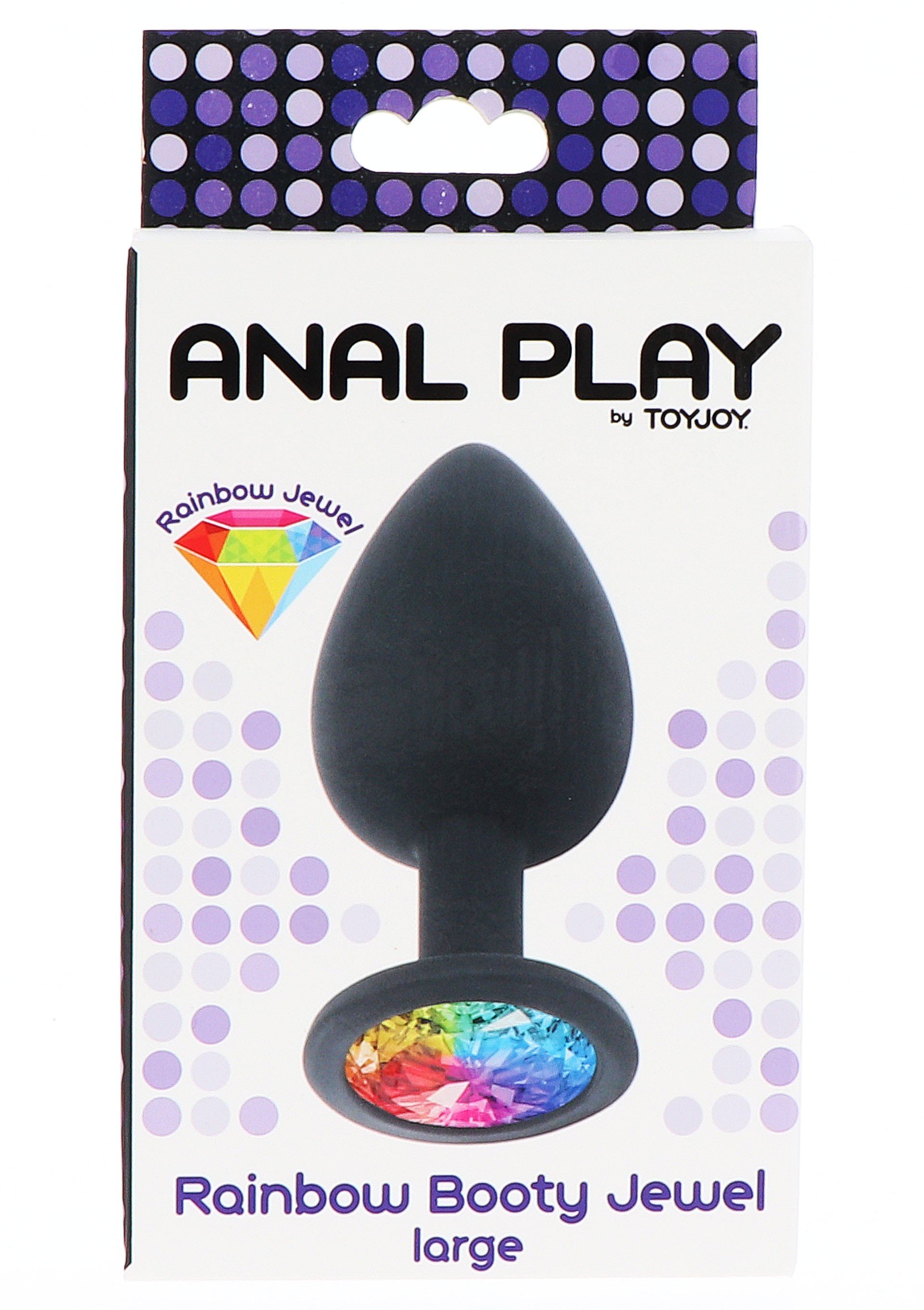 Toy Joy Rainbow Booty Jewel Large Anal Plug