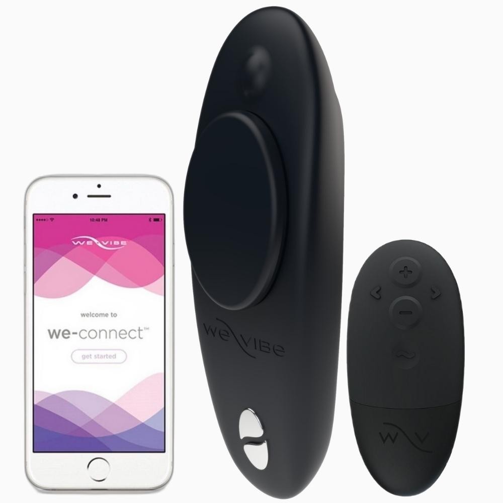 We-Vibe Moxie+ Telefon Kontrollü Uzaktan Kumandalı Giyilebilir Vibratör - Black
