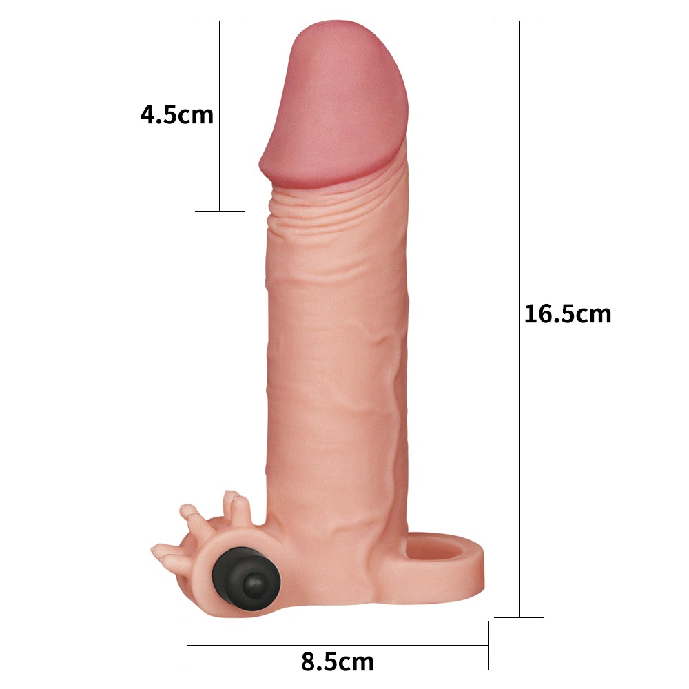 Lovetoy X-Tender 5 cm Dolgulu Realistik Penis Kılıfı