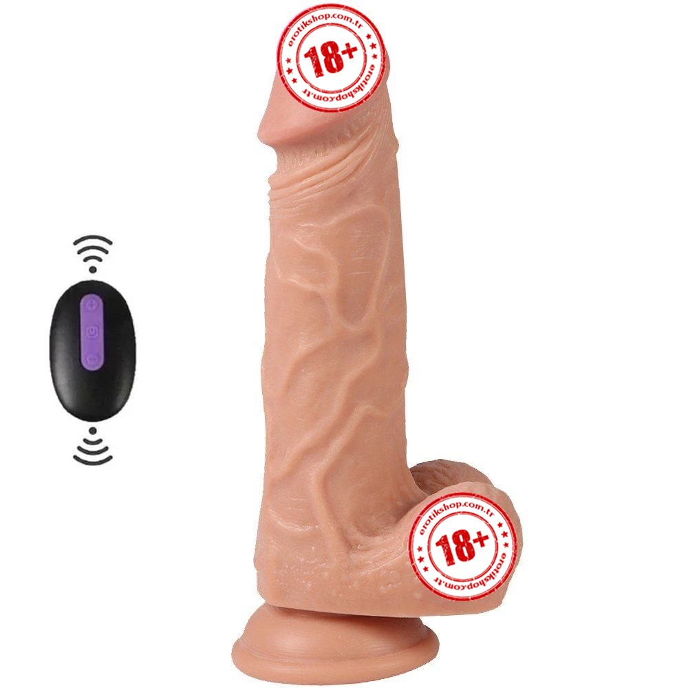 Shequ Dildo Series Hansen 20 Mod Titreşimli Realistik Penis SQ-WBE10013