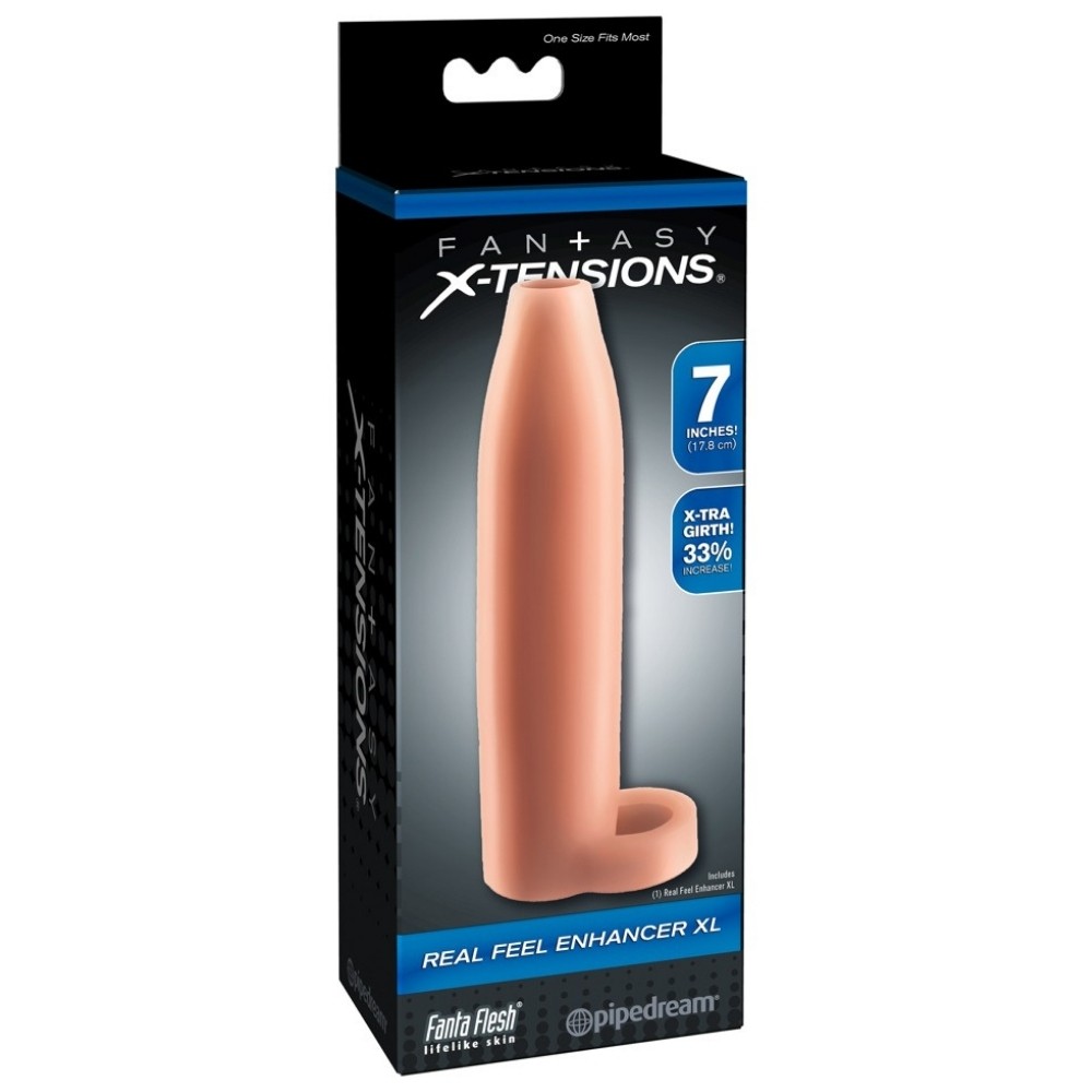 Pipedream Fantasy X-Tensions Real Feel Enhancer Xl Penis Kılıfı