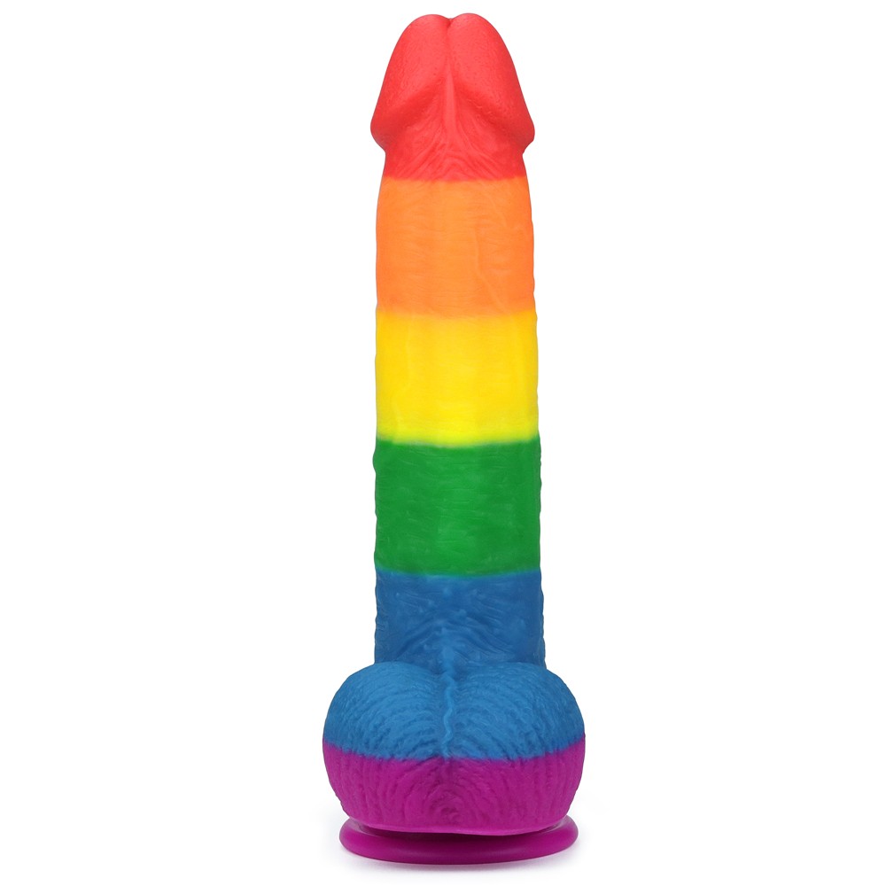 Lovetoy Prider 22.5 cm Renkli Realistik Penis