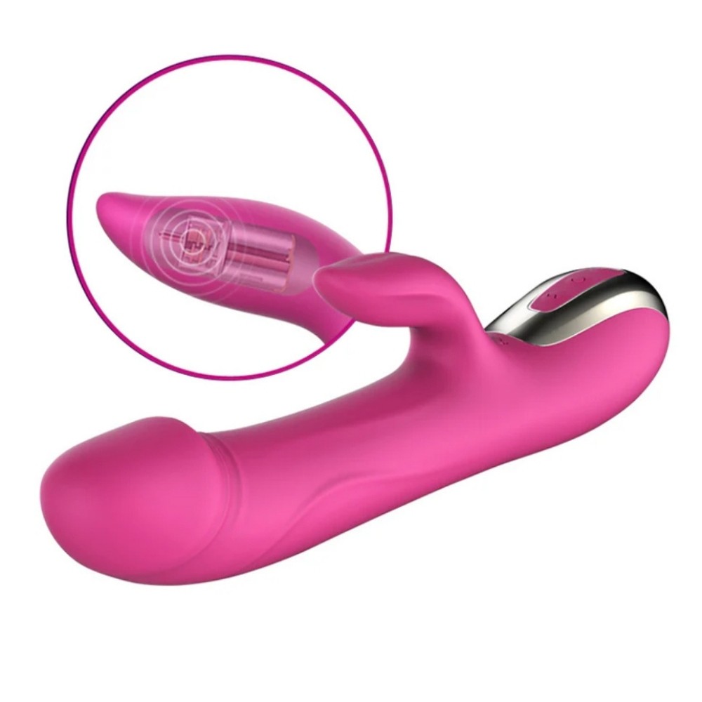 Leten Luxury Thrusting İleri Geri Hareketli Rabbit Vibrator