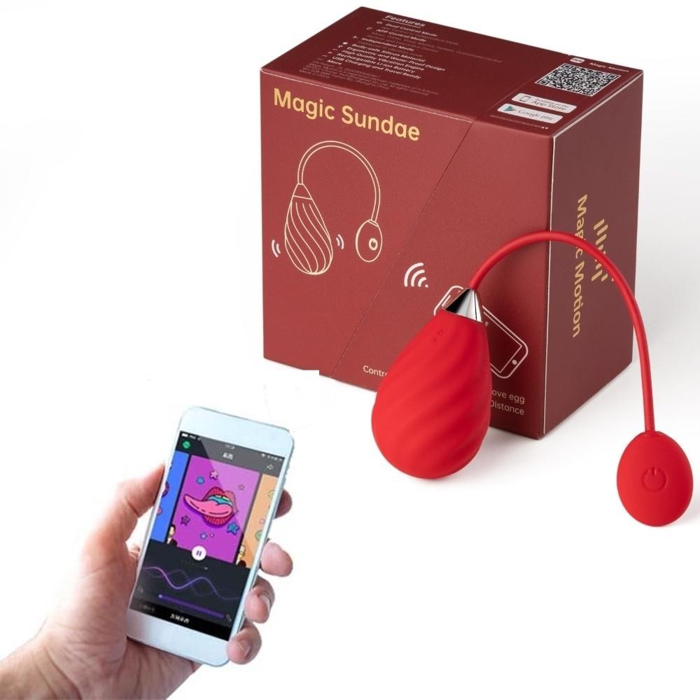 Magic Motion Sundae Telefon Kontrollü Giyilebilir Vibratör