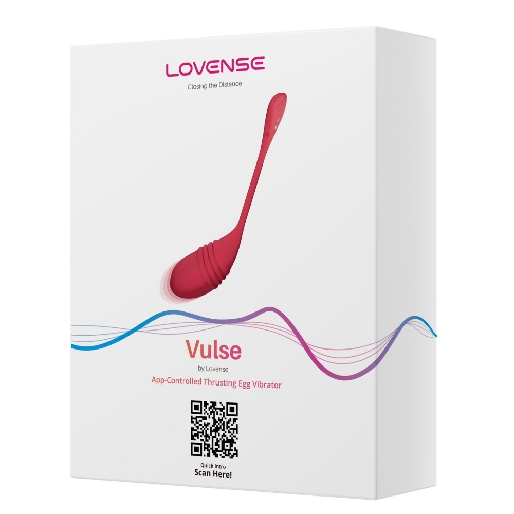Lovense Vulse Telefon Kontrollü Thrusting Egg Vibratör 