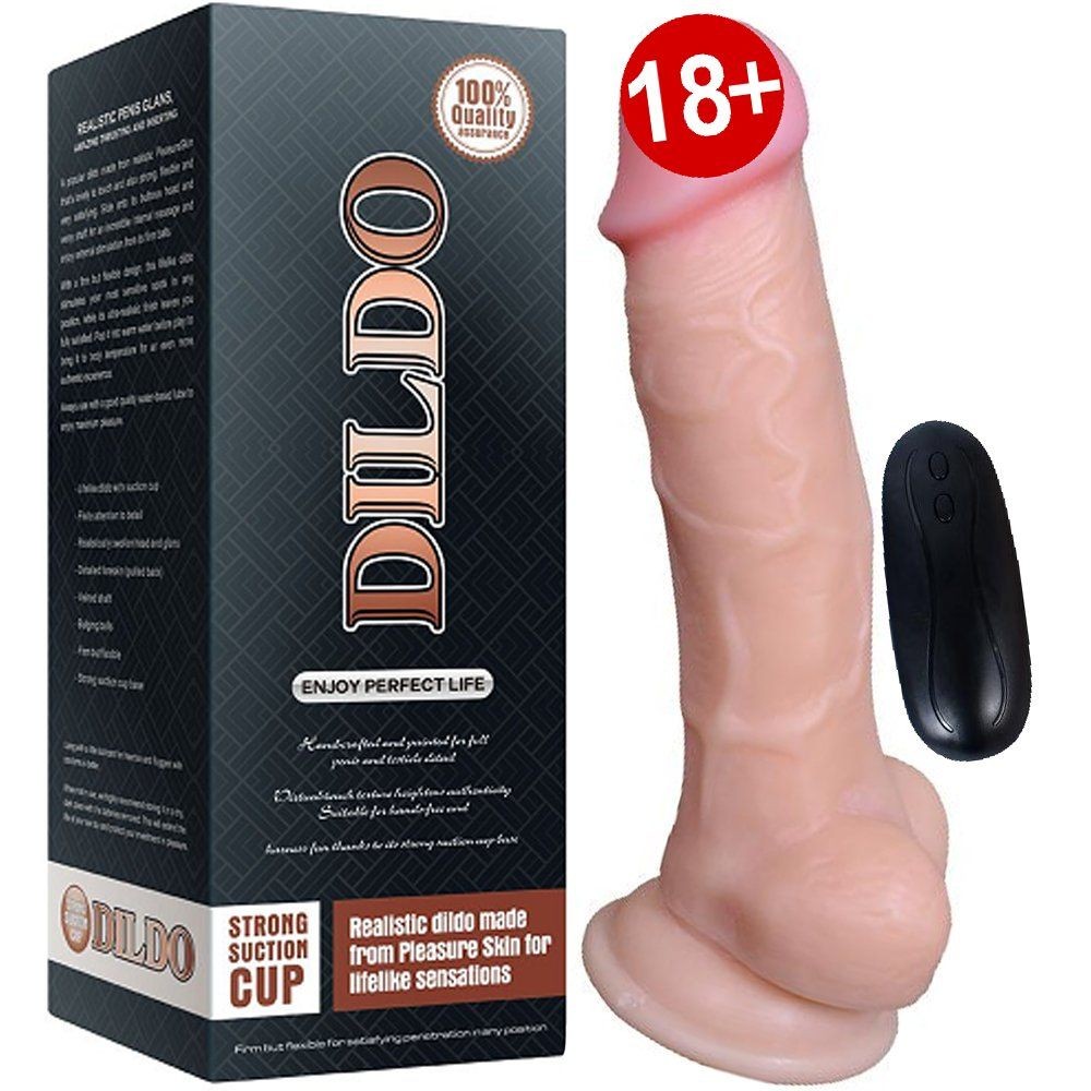 Dildo Series 17 Cm 10 Modlu Titreşimli Realistik Penis