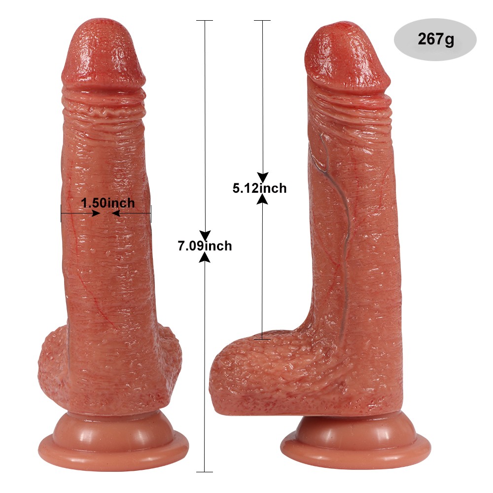 Shequ New Crowleys 18 cm Realistik Penis