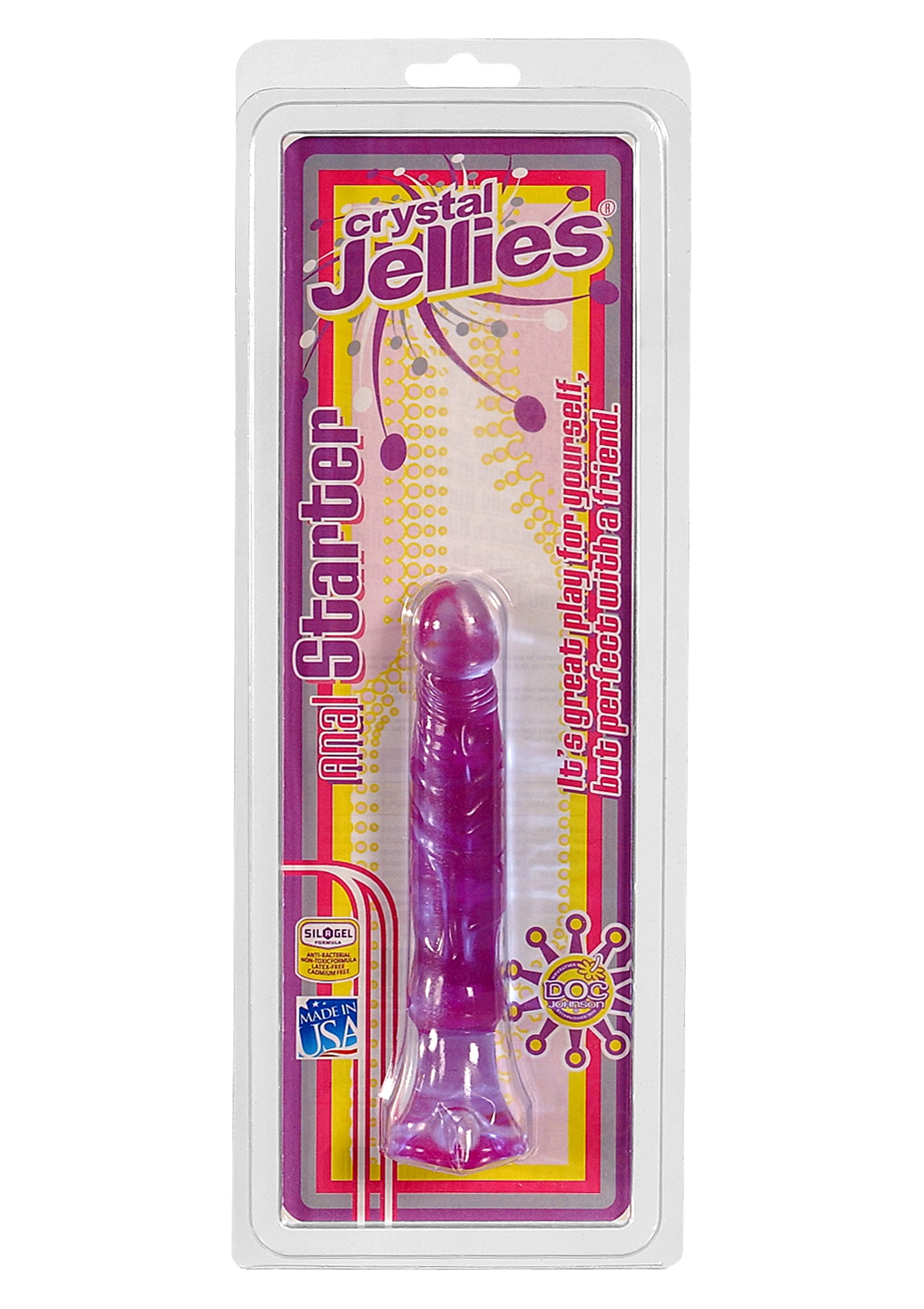 Doc Johnson Crystal Jellies Anal Starter Anal Penis 15 Cm